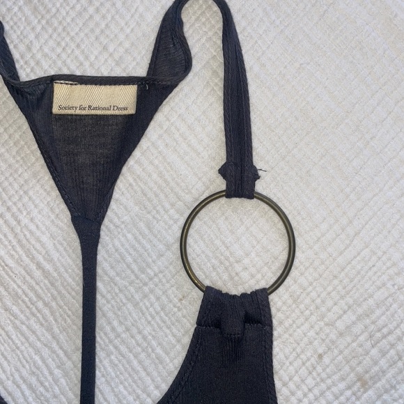 Society for Rational Dress razor back tank top w/ metal loops. Feels like Butta - Picture 4 of 7
